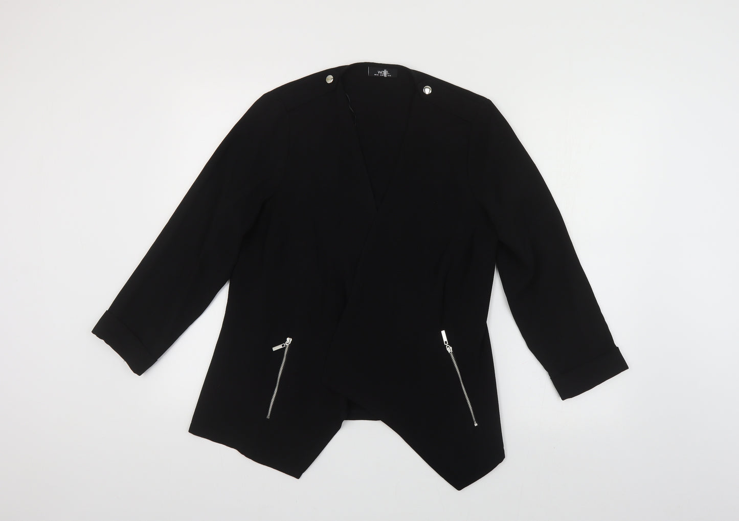 Wallis Womens Black Jacket Blazer Size 12