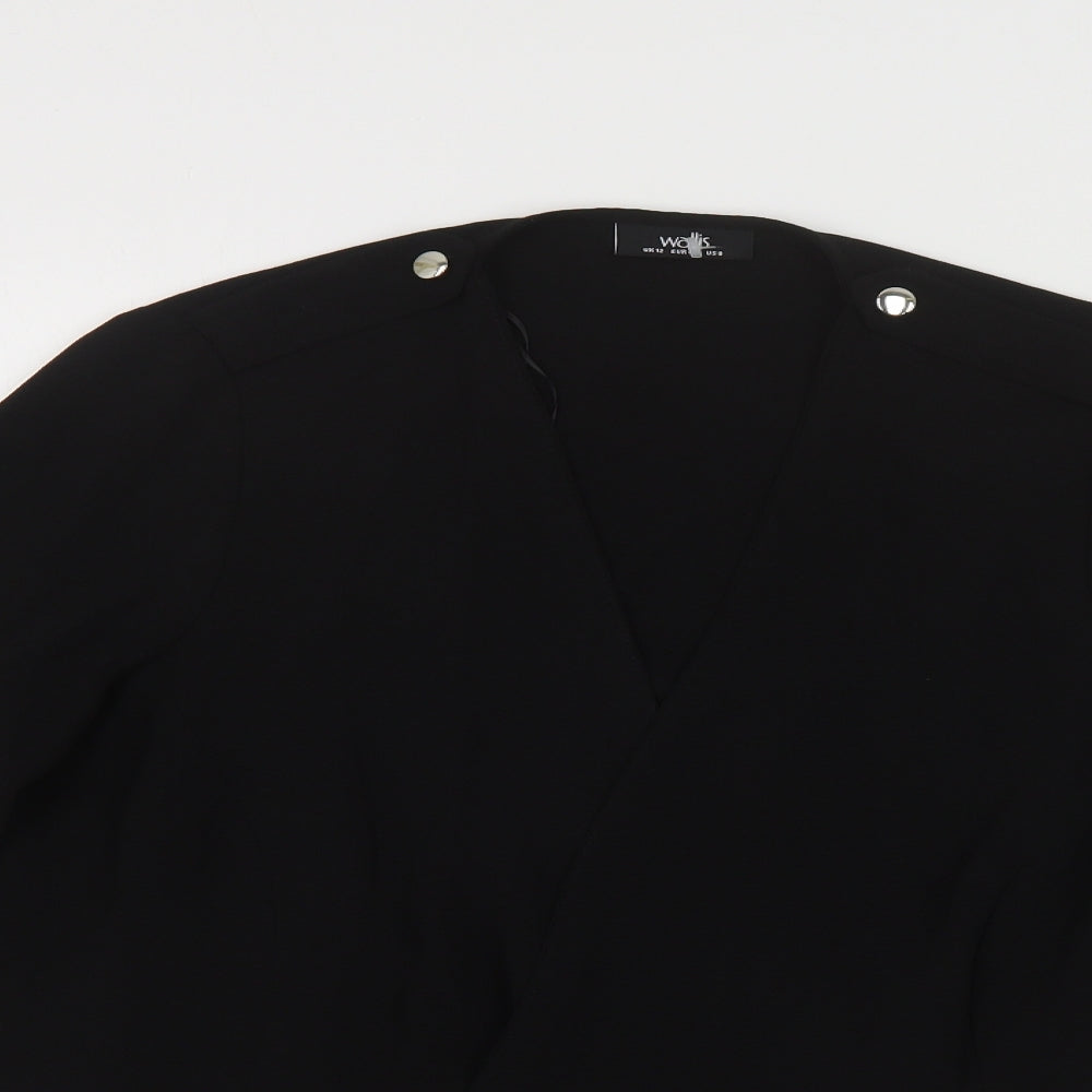 Wallis Womens Black Jacket Blazer Size 12