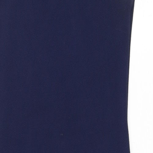 River Island Womens Blue Polyester Sheath Size 8 Round Neck Pullover