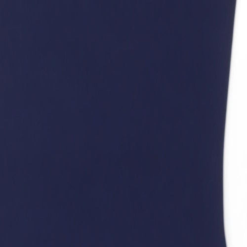 River Island Womens Blue Polyester Sheath Size 8 Round Neck Pullover