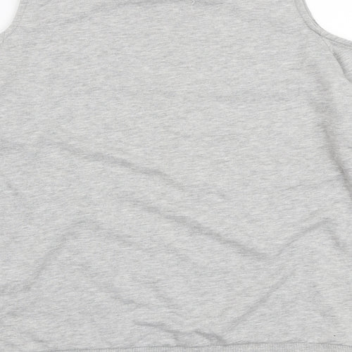 Very Womens Grey Polyester Pullover Sweatshirt Size 16 Pullover - Cold Shoulder