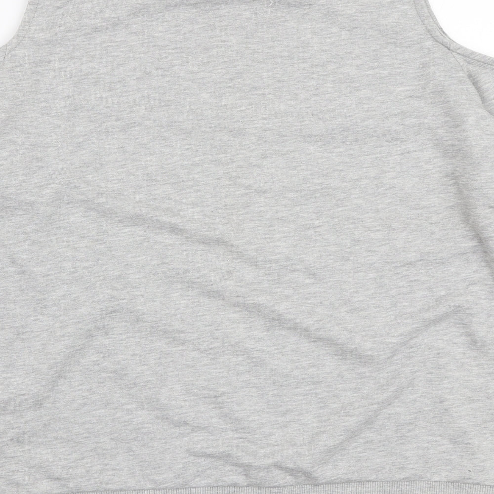 Very Womens Grey Polyester Pullover Sweatshirt Size 16 Pullover - Cold Shoulder