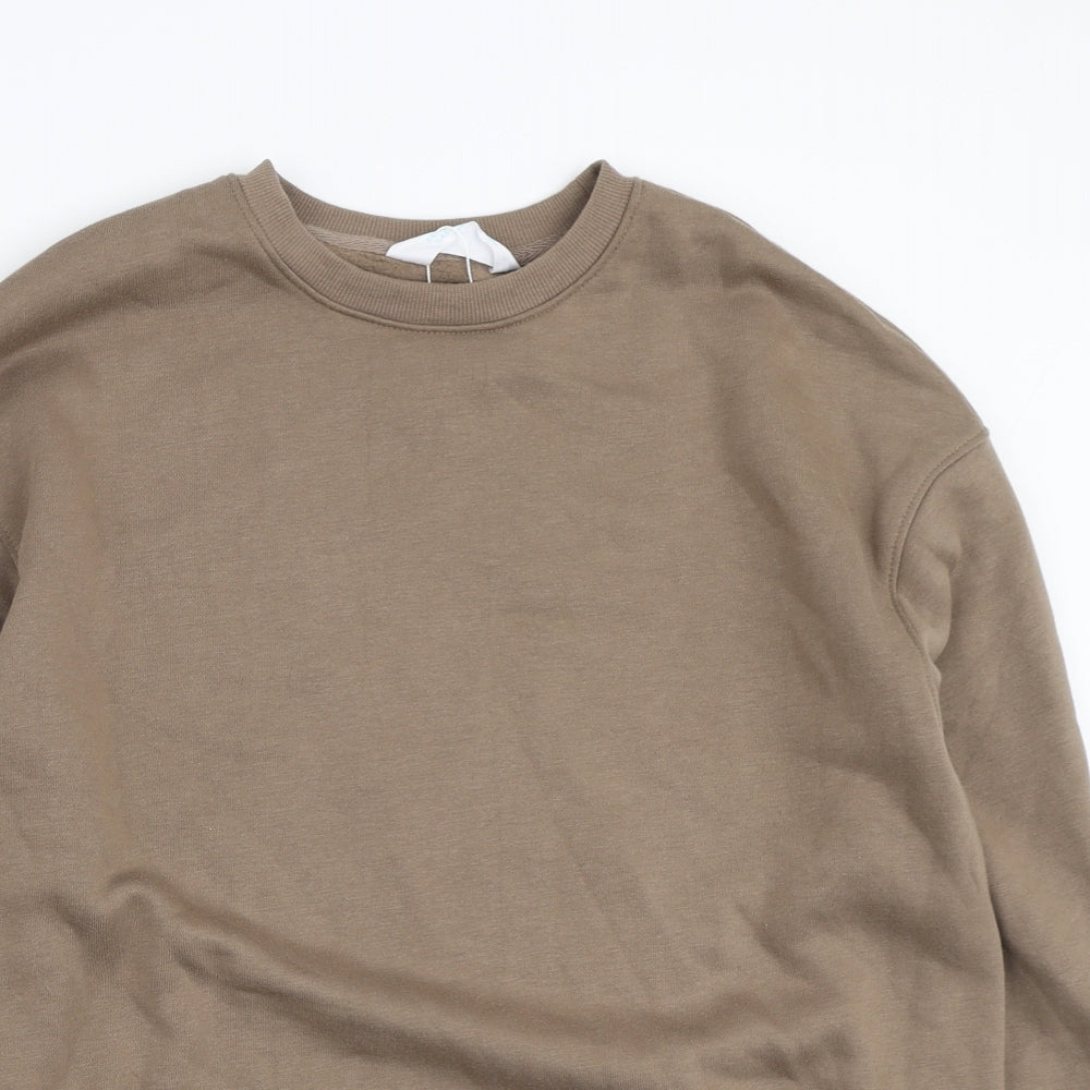 Primark Womens Brown Polyester Pullover Sweatshirt Size M Pullover