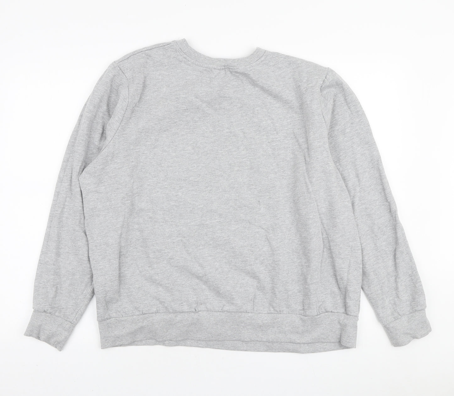 Disney Womens Grey Polyester Pullover Sweatshirt Size 16 Pullover - Minnie Mouse Christmas