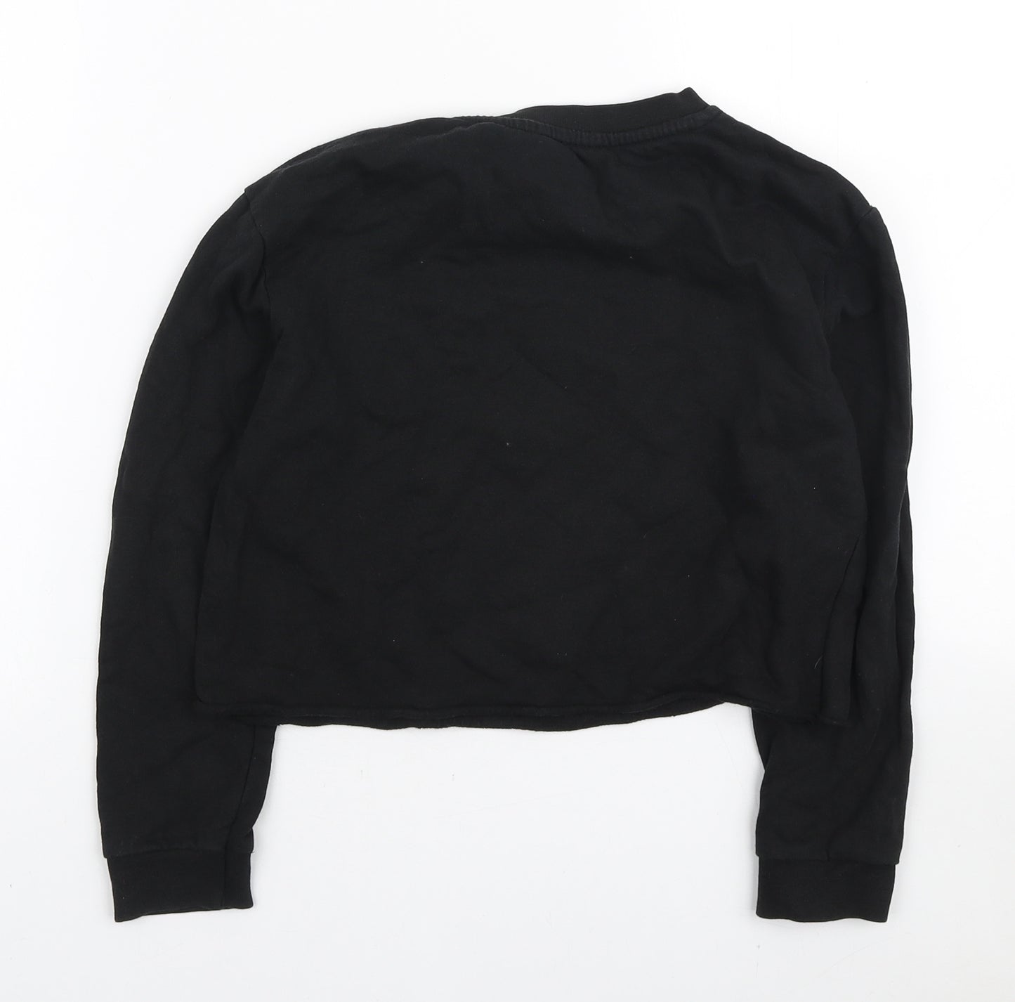 Primark Girls Black Cotton Pullover Sweatshirt Size 10-11 Years Pullover - Unicorns Are Real