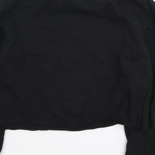 Primark Girls Black Cotton Pullover Sweatshirt Size 10-11 Years Pullover - Unicorns Are Real
