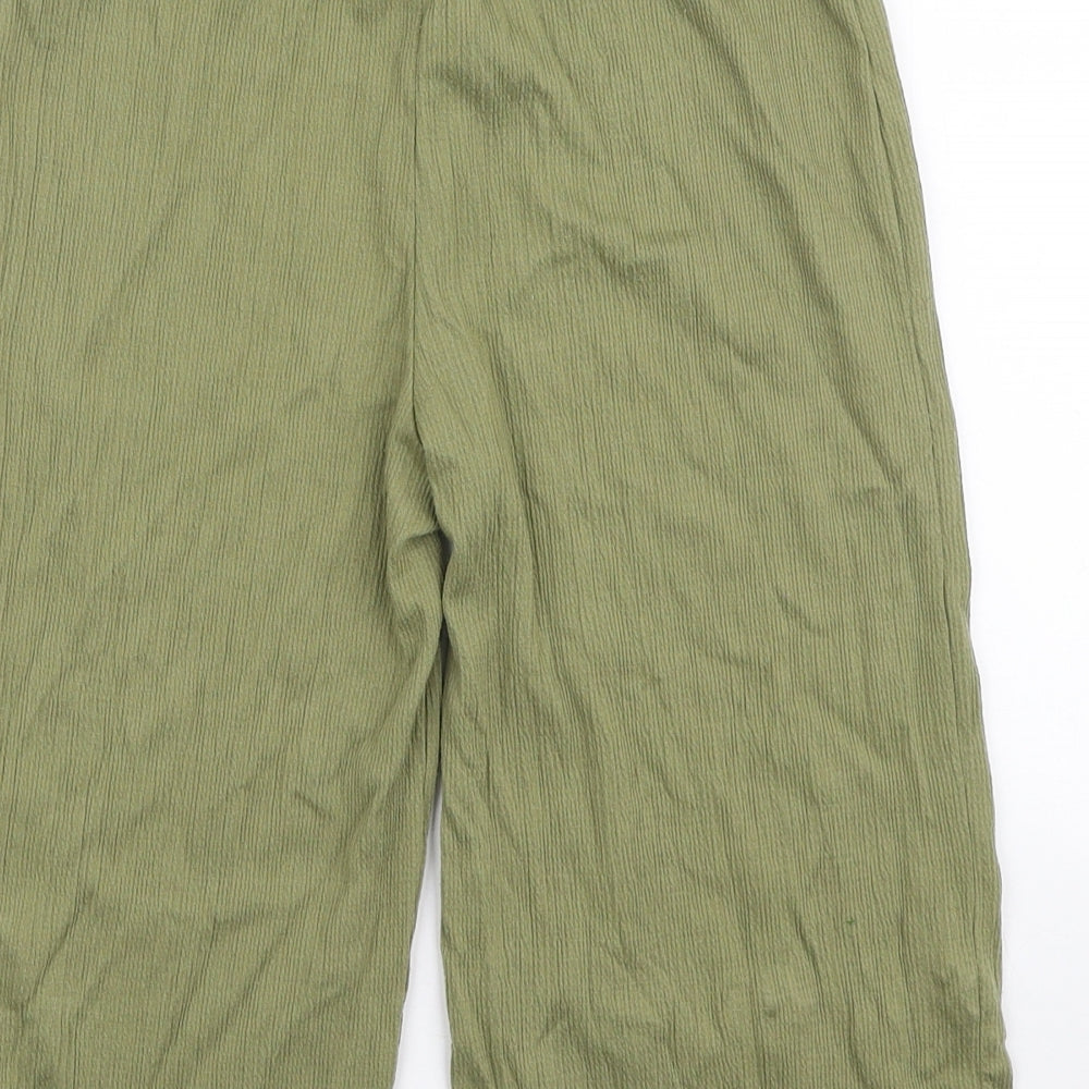 Primark Girls Green Cotton Bloomer Trousers Size 8-9 Years Regular Pullover