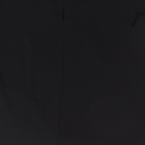Lipsy Womens Black Polyester Basic Blouse Size 8 Round Neck