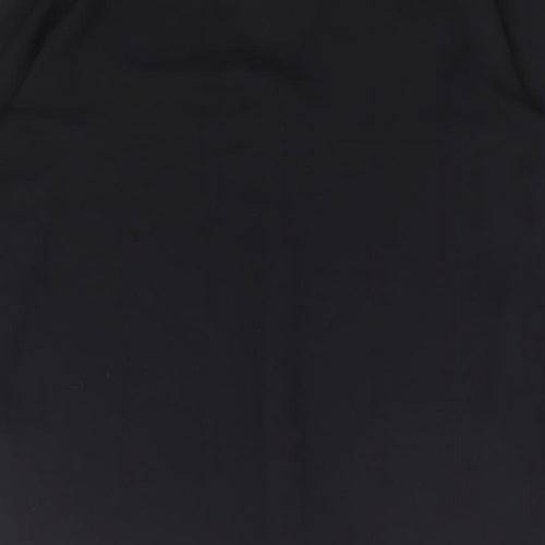 Dorothy Perkins Womens Black Polyester Basic Blouse Size 8 V-Neck