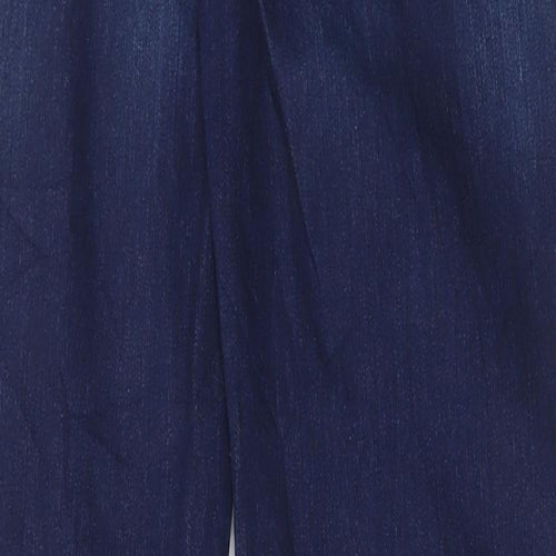 Marks and Spencer Womens Blue Cotton Skinny Jeans Size 10 L31 in Regular Button