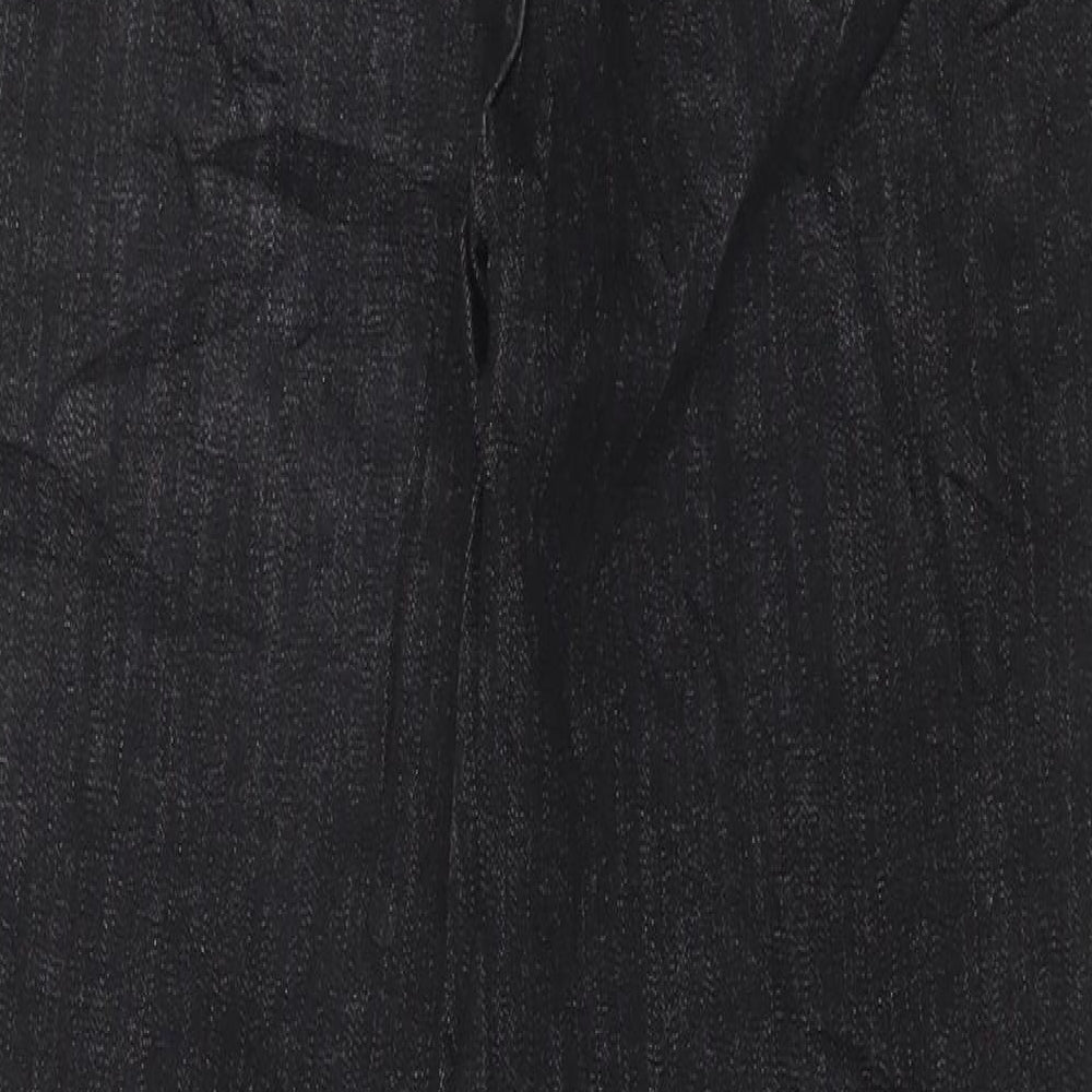 Marks and Spencer Womens Black Cotton Skinny Jeans Size 10 L30 in Regular Button