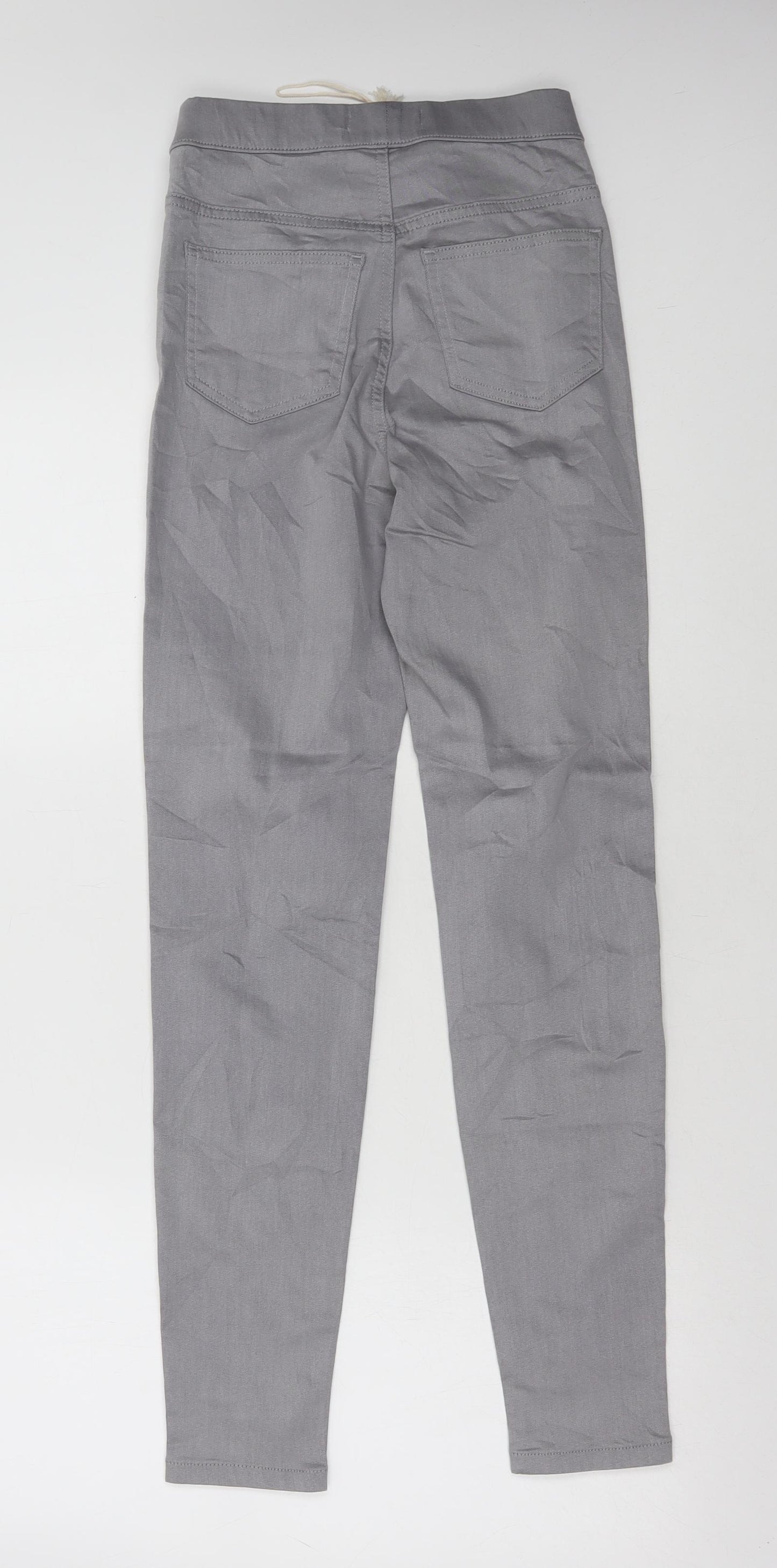 Marks and Spencer Womens Grey Cotton Jegging Jeans Size 6 L29 in Regular