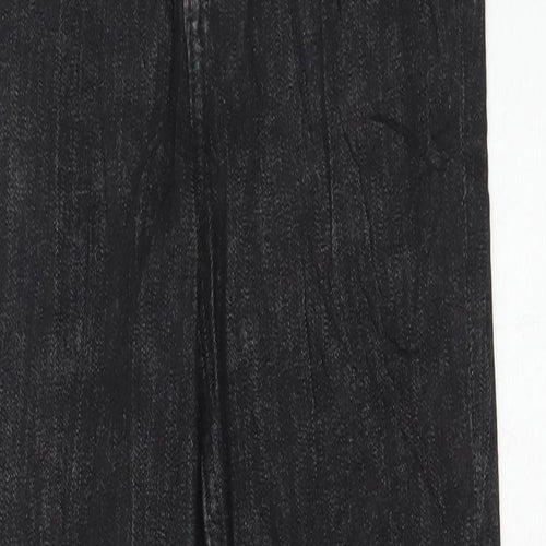 Marks and Spencer Womens Black Cotton Skinny Jeans Size 6 L29 in Regular Button