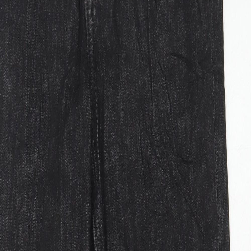 Marks and Spencer Womens Black Cotton Skinny Jeans Size 6 L29 in Regular Button