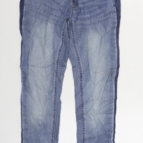 Blooming Marvelous Womens Blue Cotton Jegging Jeans Size 14 L28 in Regular