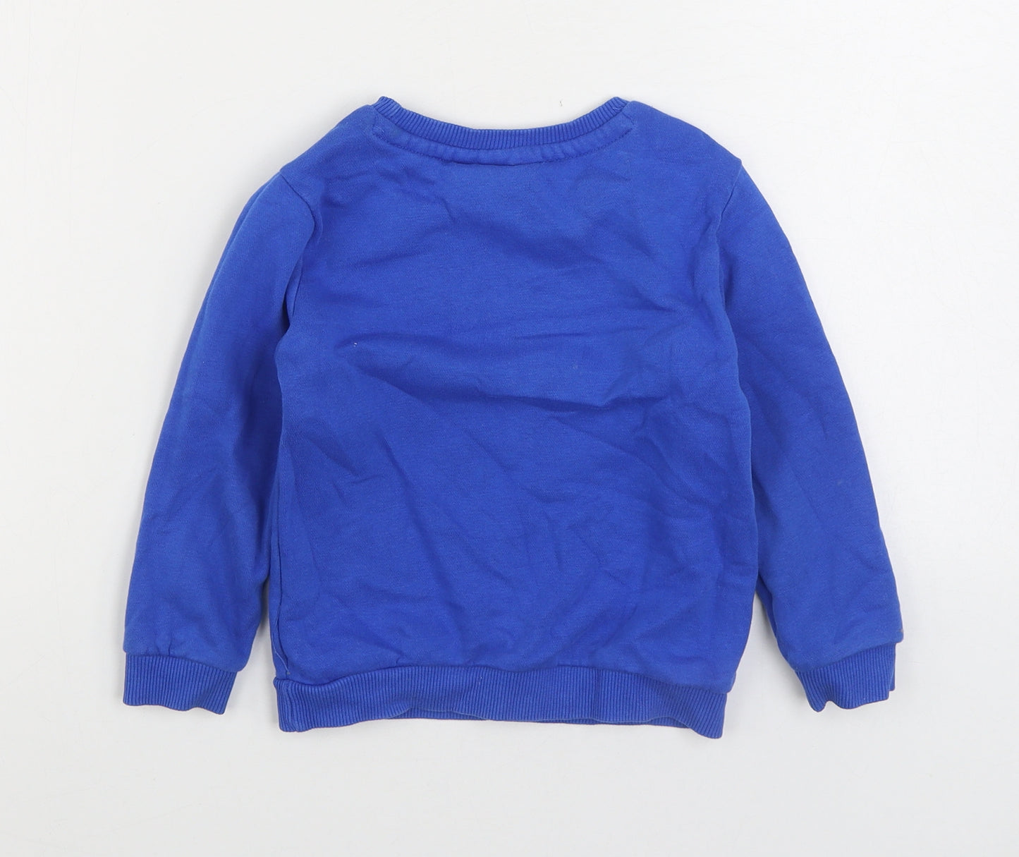George Boys Blue Cotton Pullover Sweatshirt Size 3-4 Years Pullover - Hey Duggee