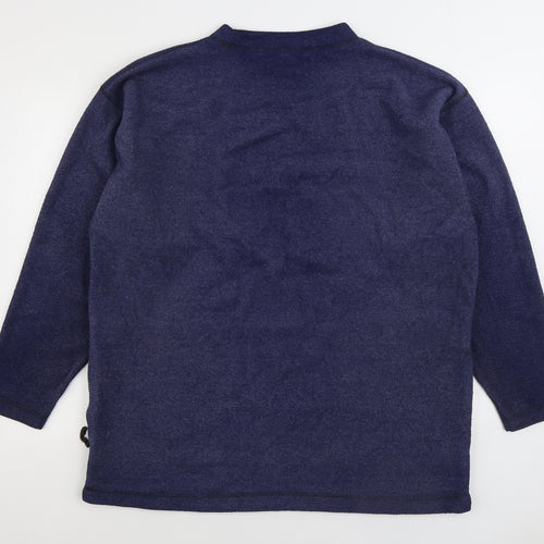 George Mens Blue Polyester Pullover Sweatshirt Size L