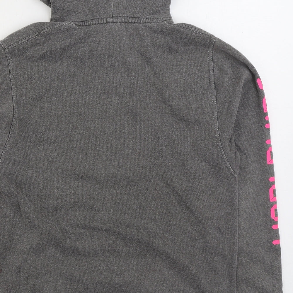 PRETTYLITTLETHING Mens Grey Cotton Pullover Hoodie Size S - Worldwide