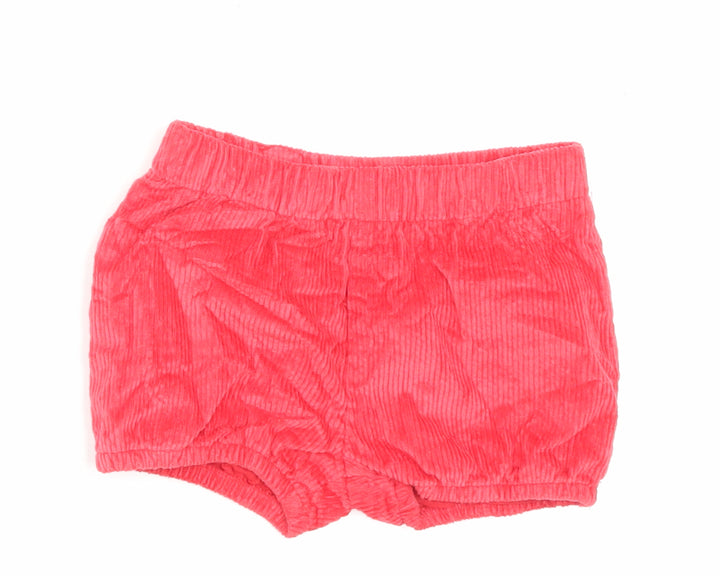 Marks and Spencer Boys Red Cotton Cropped Trousers Size 18-24 Months Pullover