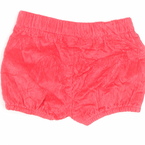 Marks and Spencer Boys Red Cotton Cropped Trousers Size 18-24 Months Pullover