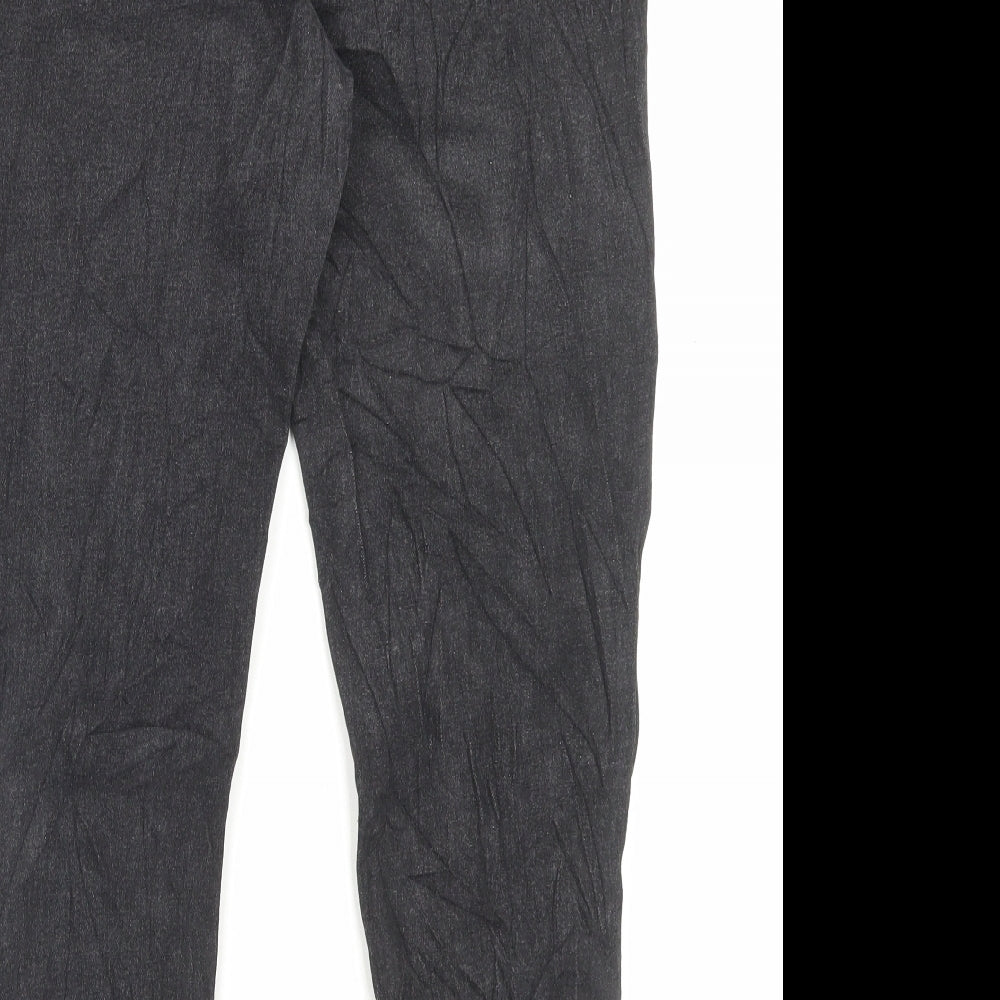 Marks and Spencer Womens Black Cotton Skinny Jeans Size 14 L26 in Regular Button