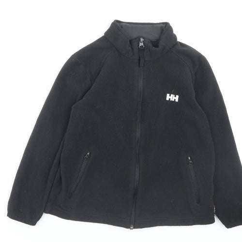 Helly Hansen Boys Black Basic Jacket Jacket Size 8 Years Zip
