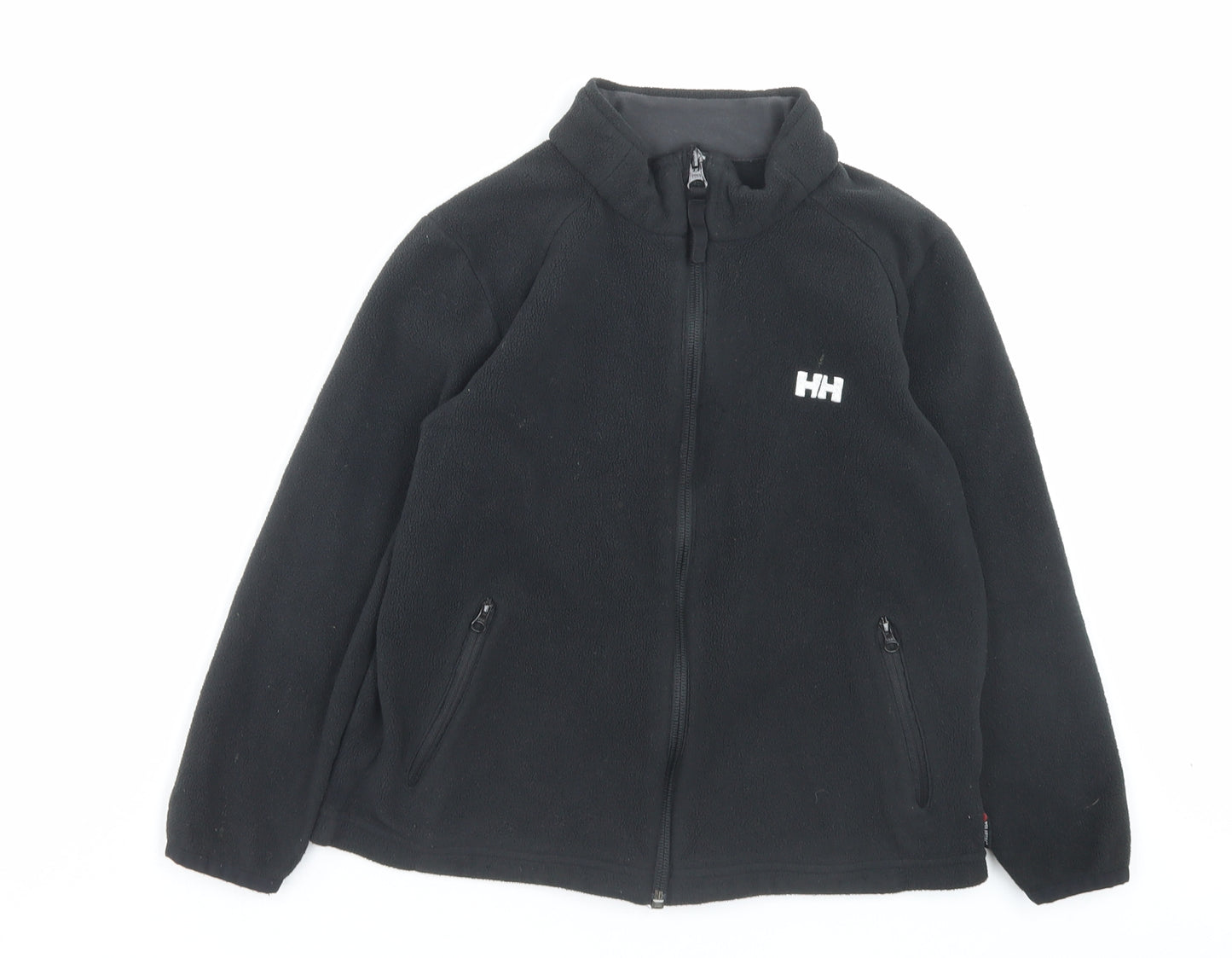 Helly Hansen Boys Black Basic Jacket Jacket Size 8 Years Zip
