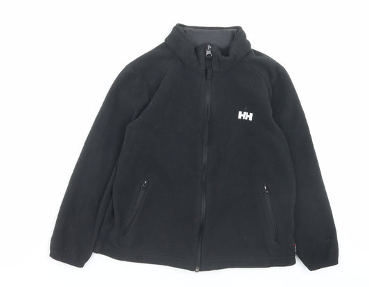 Helly Hansen Boys Black Basic Jacket Jacket Size 8 Years Zip
