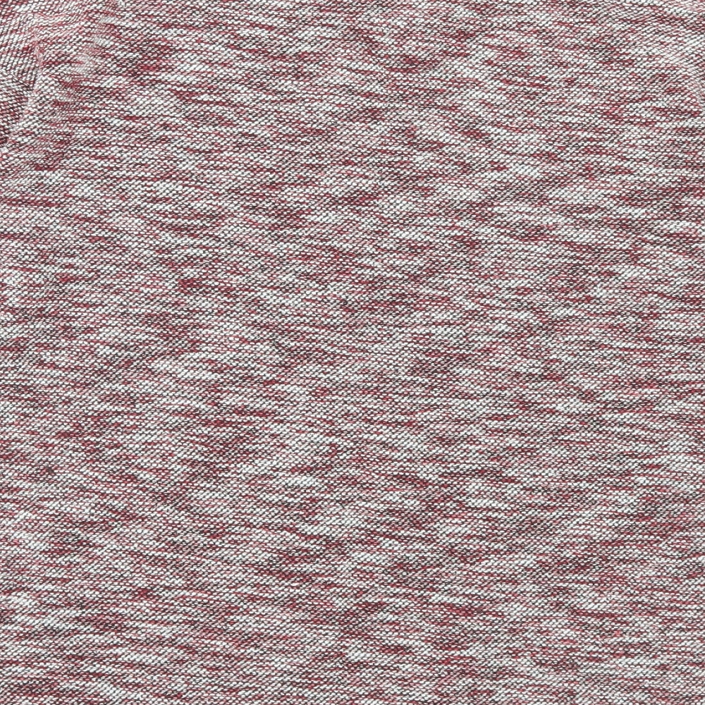 NEXT Womens Red Cotton Basic T-Shirt Size 14 Boat Neck