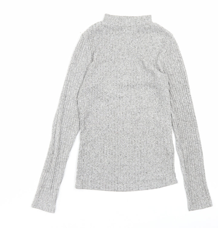 Atmosphere Womens Gold Round Neck Viscose Pullover Jumper Size 8