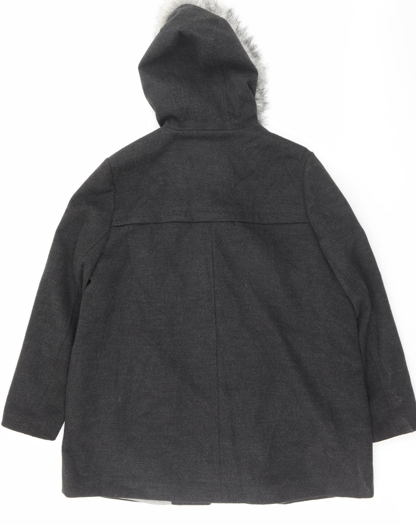 Primark Womens Grey Jacket Coat Size 20 Zip