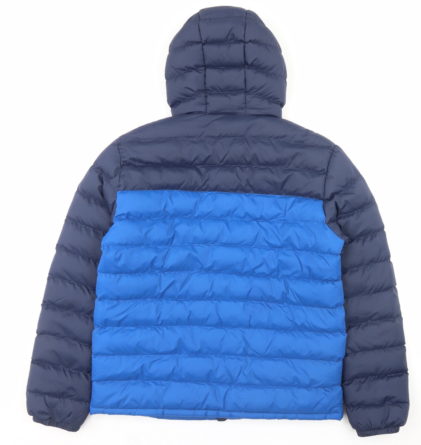 Mountain Warehouse Mens Blue Puffer Jacket Coat Size L Zip