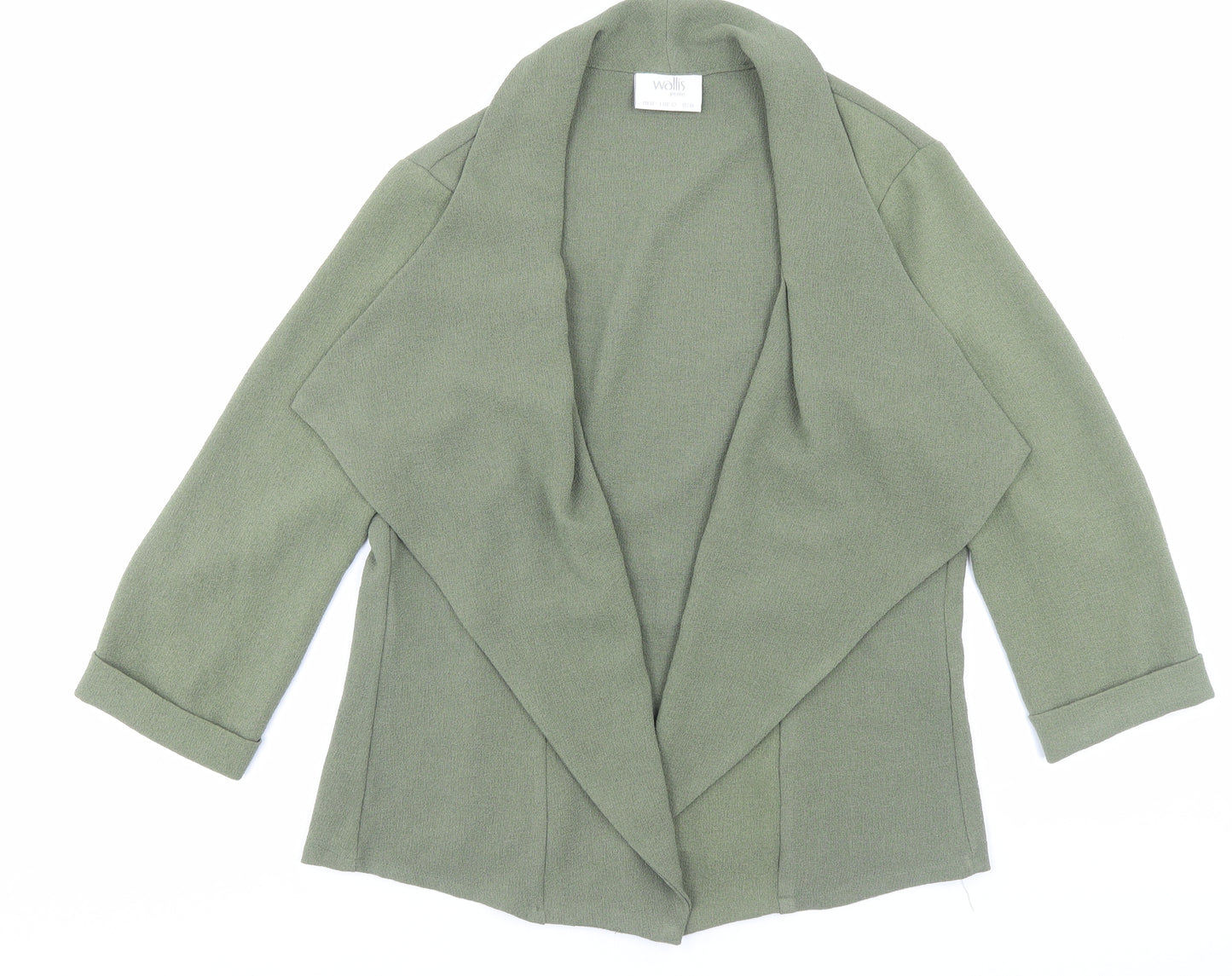 Wallis Womens Green Jacket Blazer Size 14