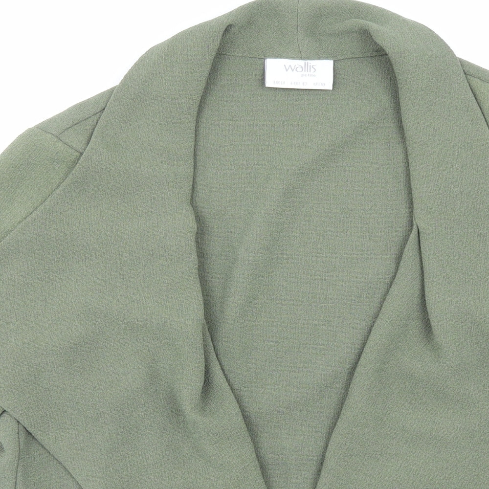 Wallis Womens Green Jacket Blazer Size 14