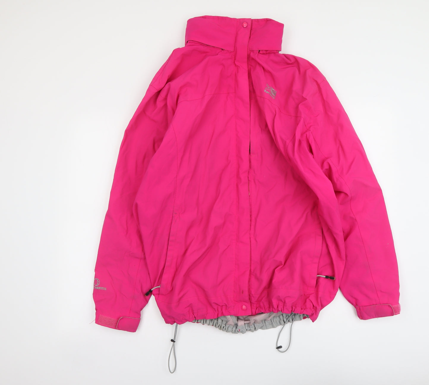 Karrimor Womens Pink Rain Coat Coat Size 16 Zip
