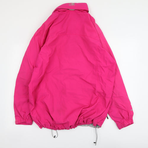 Karrimor Womens Pink Rain Coat Coat Size 16 Zip