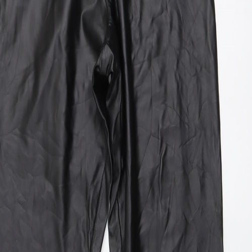 Primark Womens Black Polyurethane Jegging Leggings Size XS L29 in