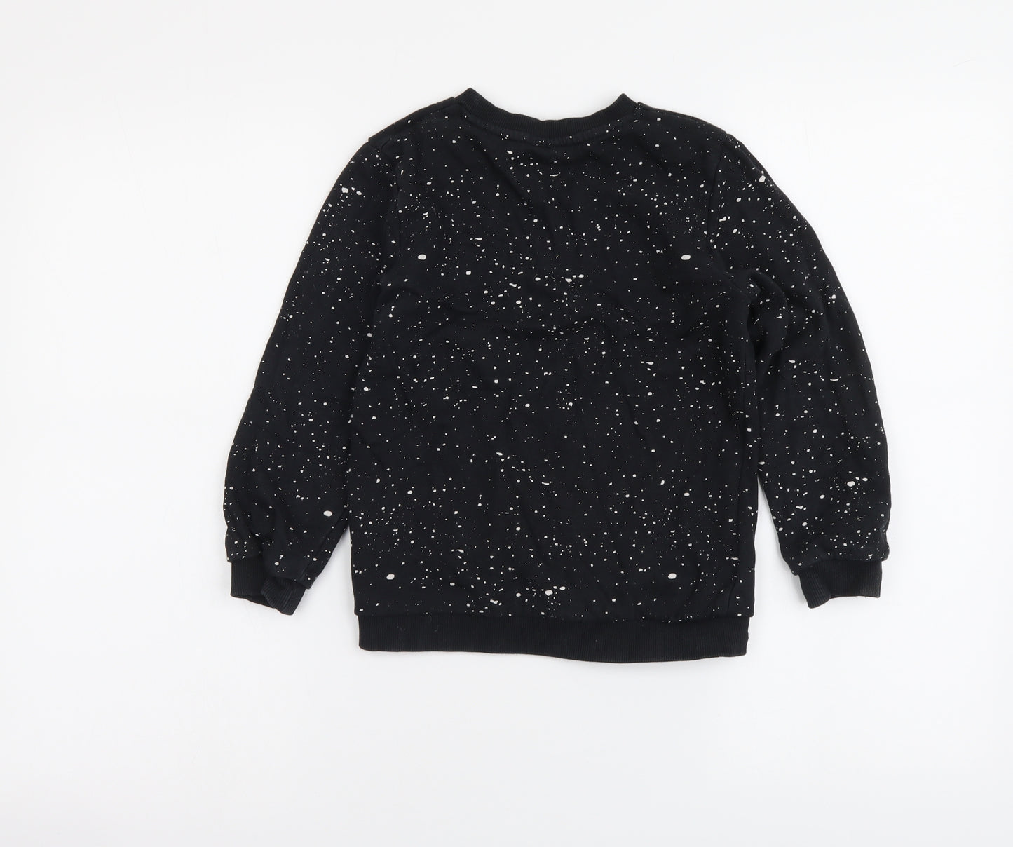 TU Boys Black Cotton Pullover Sweatshirt Size 7 Years Pullover - Ninja Lego