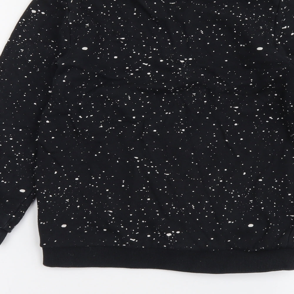 TU Boys Black Cotton Pullover Sweatshirt Size 7 Years Pullover - Ninja Lego