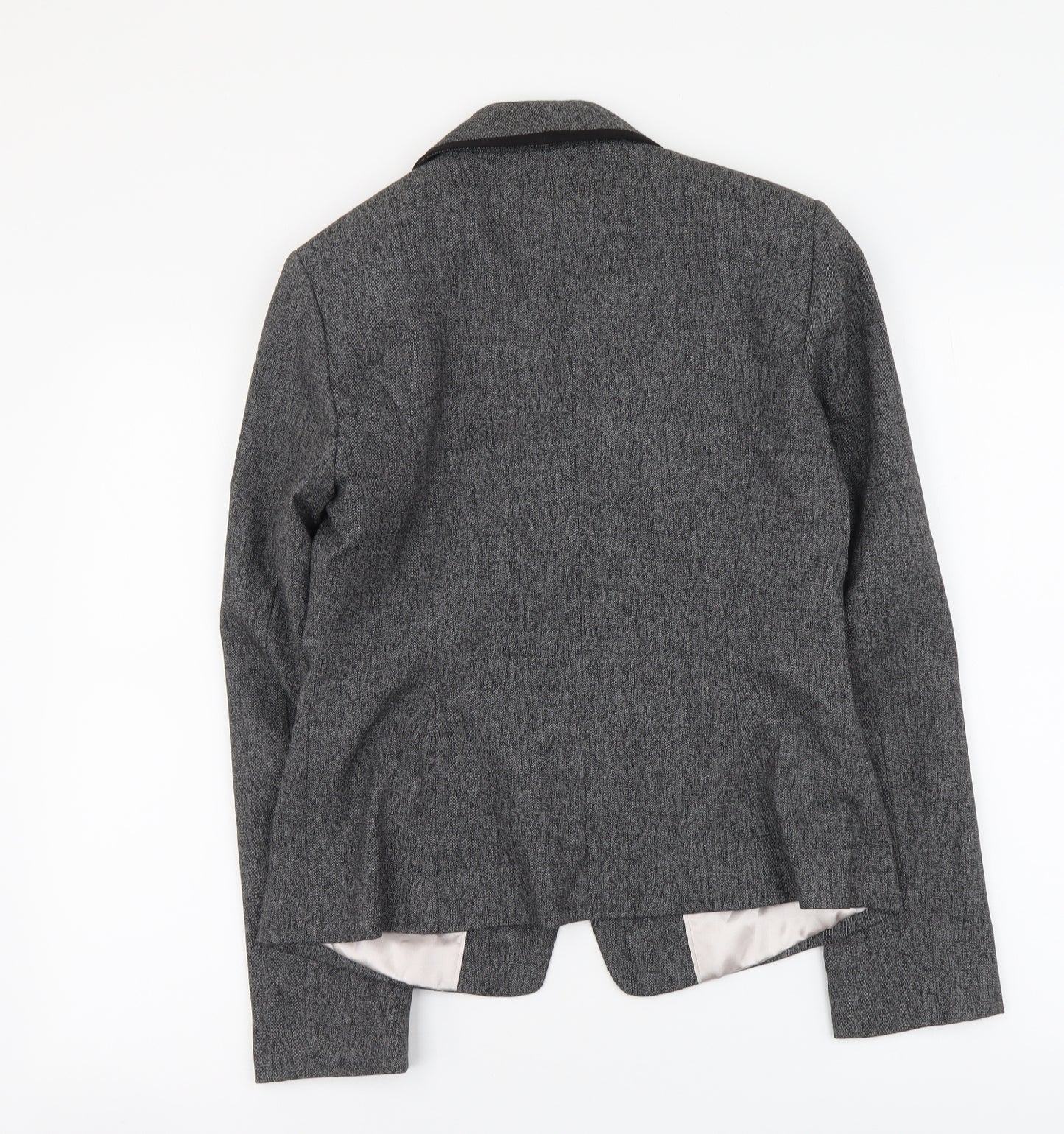 NEXT Womens Grey Polyester Jacket Suit Jacket Size 10