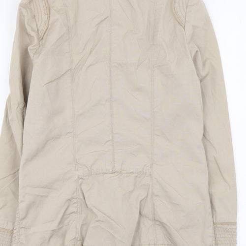 Jasper Conran Womens Beige Jacket Size 12 Button
