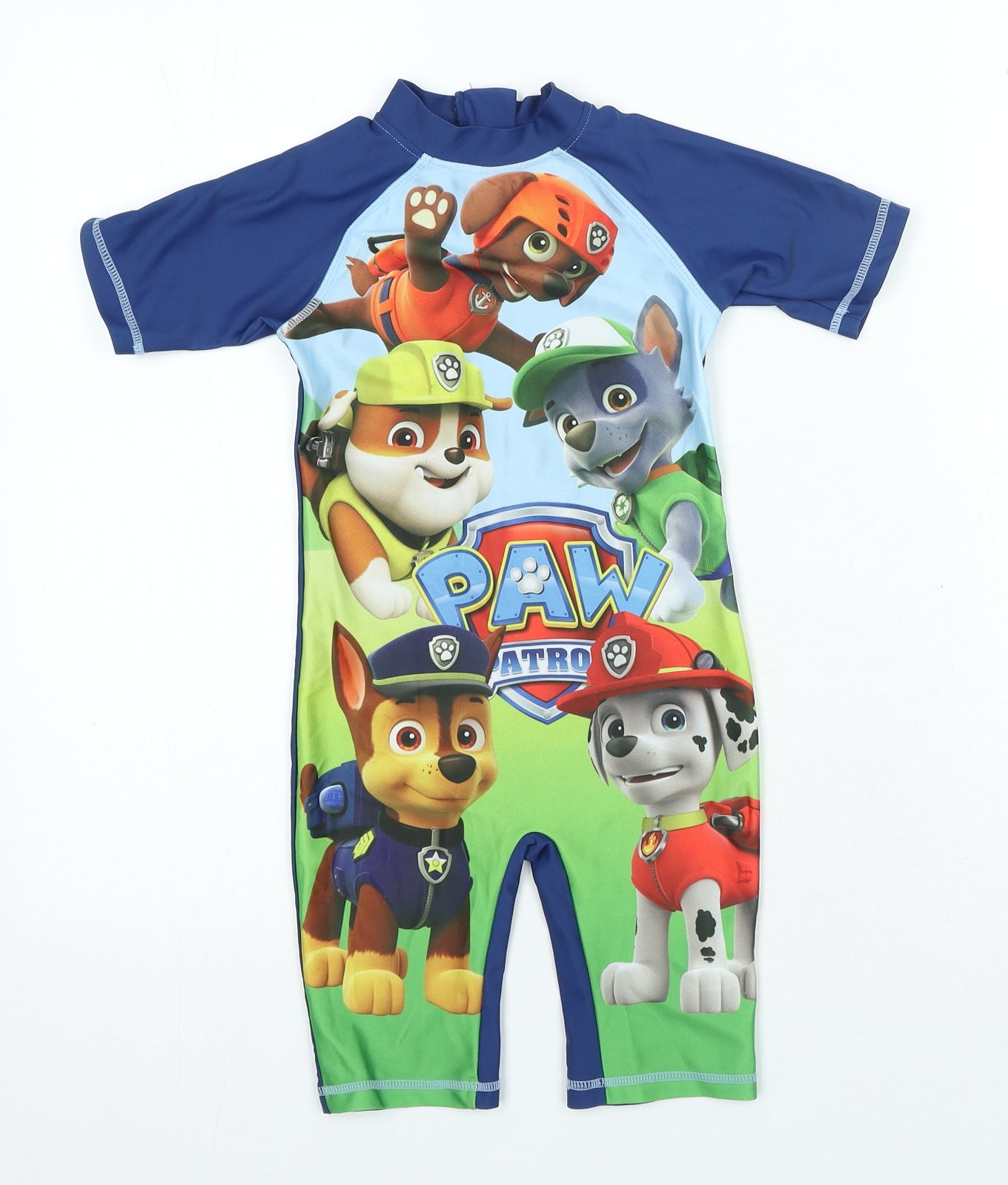Nickelodeon Boys Blue Snowsuit Size 4 Years Zip - Swimsuit Paw Patrol