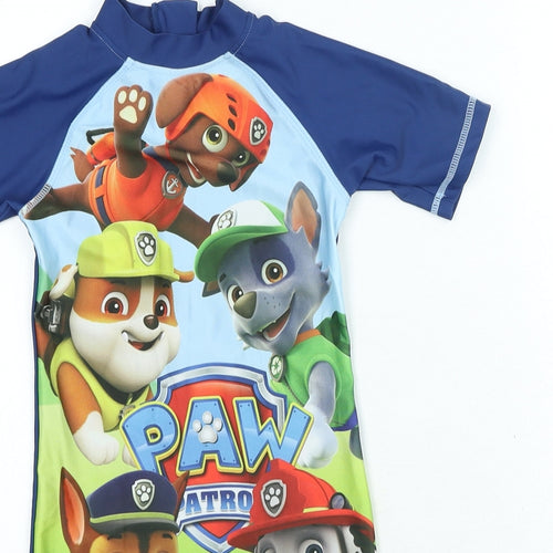 Nickelodeon Boys Blue Snowsuit Size 4 Years Zip - Swimsuit Paw Patrol