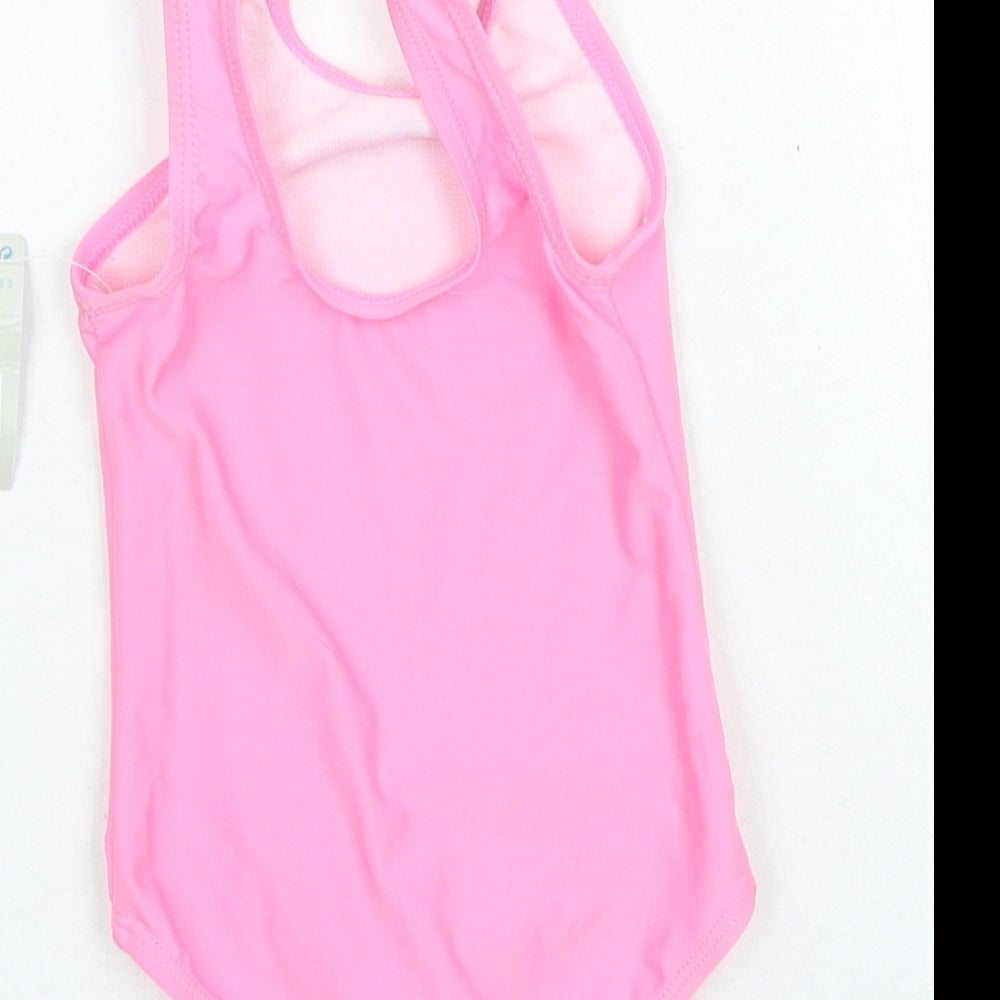 Primark Girls Pink Polyester Babygrow One-Piece Size 9-12 Months - Swimwear