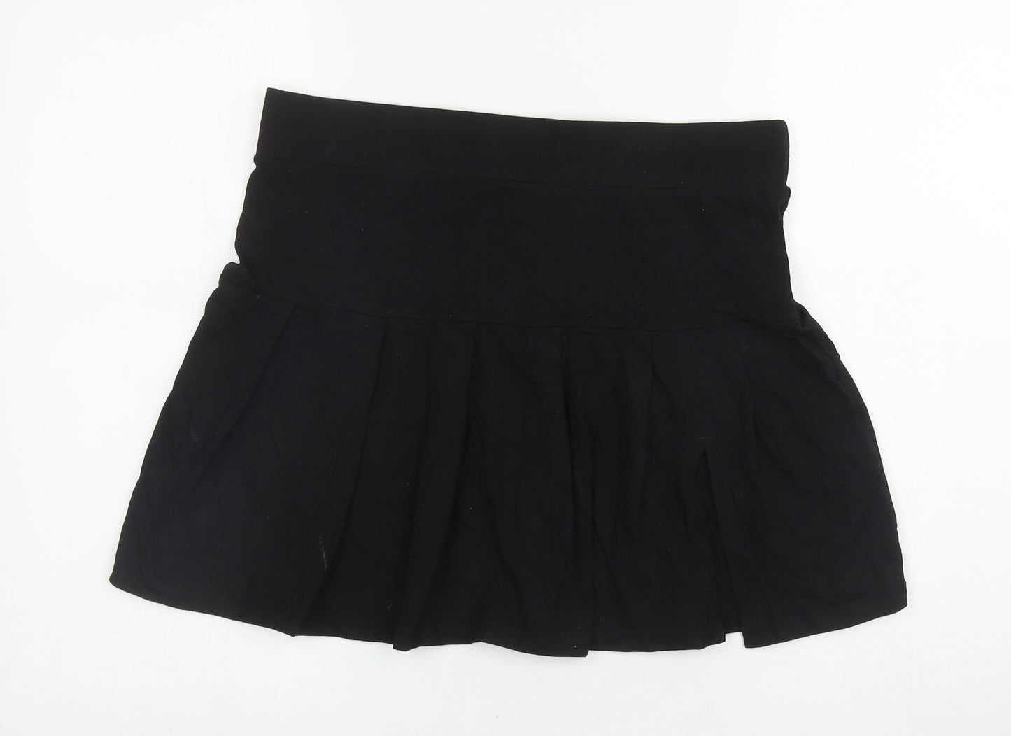 Primark Womens Black Cotton Mini Skirt Size M