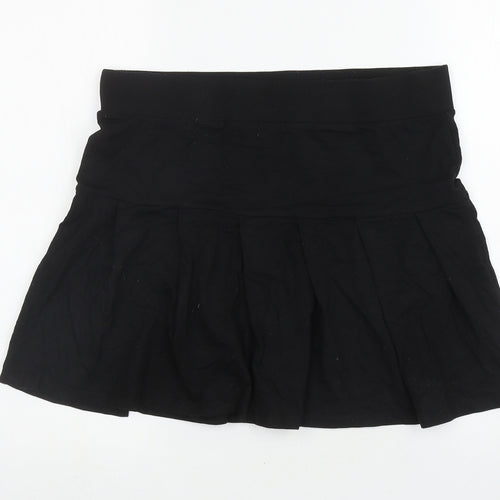 Primark Womens Black Cotton Mini Skirt Size M