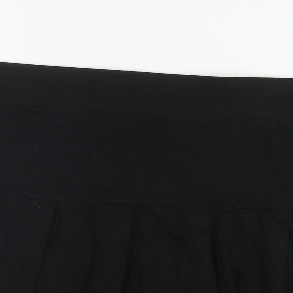 Primark Womens Black Cotton Mini Skirt Size M