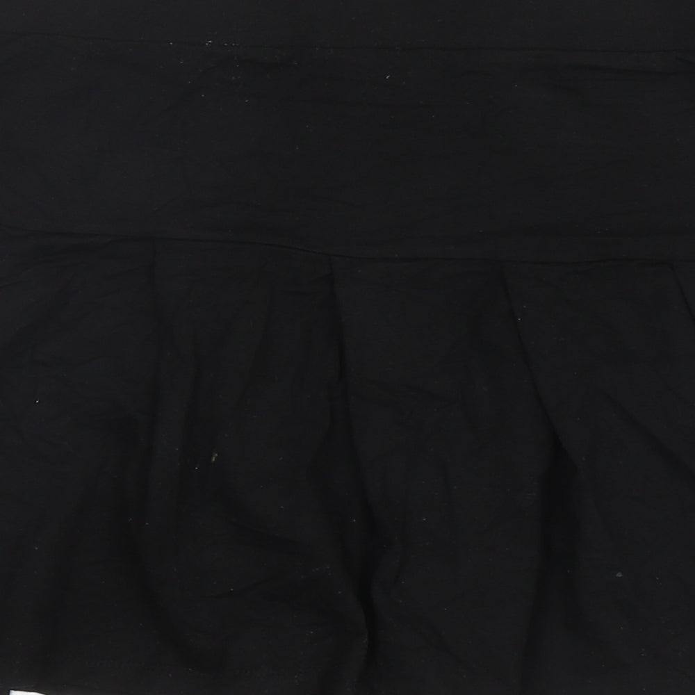 Primark Womens Black Cotton Mini Skirt Size M