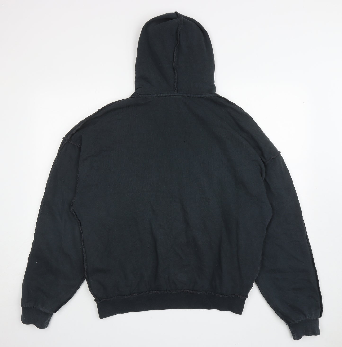 Sisters + Seekers Womens Grey Cotton Pullover Hoodie Size 8 Pullover