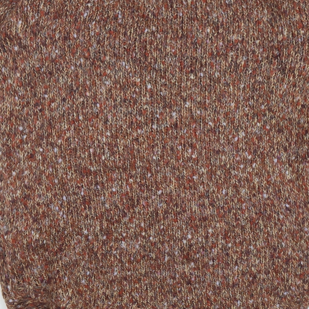 Marks and Spencer Womens Multicoloured Round Neck Acrylic Pullover Jumper Size 12